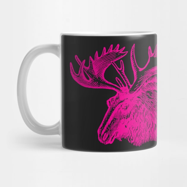 Pink Moose by DavidLoblaw